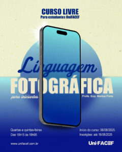 UniFACEF oferece curso livre de fotografia para iniciantes