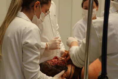 Estudantes da Medicina UniFACEF participam de simulado de explosão no Sesc Franca