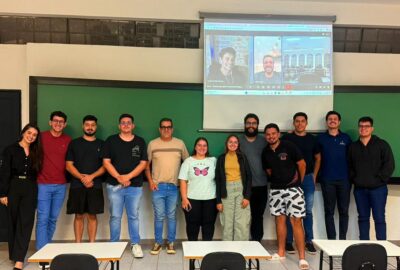IA e transformação digital na logística: CEO da Abbiamo palestra para estudantes de Engenharia de Produção, do UniFACEF